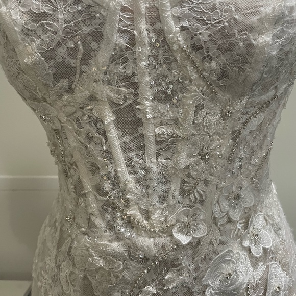 Galina Signature Wedding Prom Dress Sz 6! - Picture 2 of 9